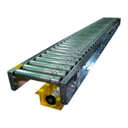 Omni Metalcraft Omni Metalcraft Lineshaft 7' Slave Conveyor - 1.9" Dia. - 22"BF LSSS1.9X16-22-3-7